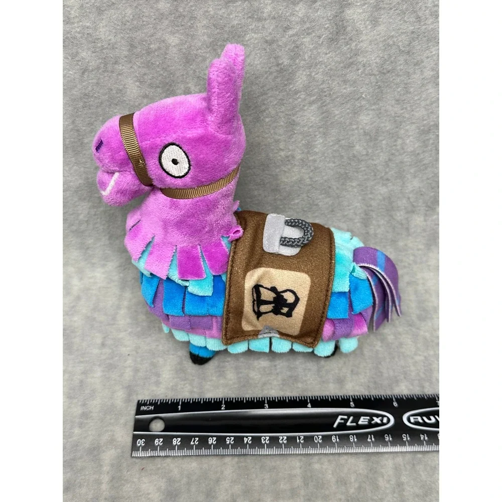 Fortnite Loot Llama Plush 8 Inch‎ Stuffed Animal Toy Purple Teal Blue 2018 Epic